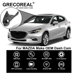 Compatible For Mazda 3 Axela Mazda 6 Atenza CX-3 CX-5 CX-30 CX-50 MX-30 Dash Cam Dashcam Car Dash Camera 4K Wifi Front Rear OEM Auto DVR