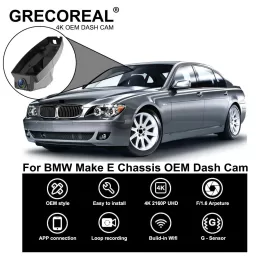 Compatible For BMW E Chassis 1 2 3 5 6 7 Series X1 X3 X4 X5 X6 Dash Cam Dashcam Car Dash Camera 4K Wifi Front Rear OEM Plug Play Auto DVR