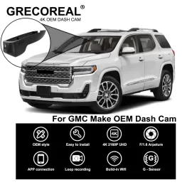 Compatible For GMC Acadia Terrain Yukon Sierra Dash Cam Dashcam Car Dash Camera 4K Wifi Front and Rear OEM Plug Play Auto Automatic Car DVR